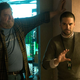John Goodman takes direction from Dan Trachtenberg on the Louisiana set of 10 Cloverfield Lane.